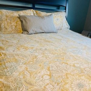 Pottery Barn Queen Duvet Set plus BedSkirt
